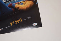 Zendaya Coleman Signed SPIDER-MAN HOMECOMING 12x18 Movie Poster PSA/DNA COA