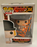 Malcolm McDowell Signed Alex DeLarge Funko Pop A Clockwork Orange Beckett COA