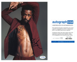 LaKeith Stanfield Signed 8x10 Photo Atlanta Get Out Actor Shirtless ACOA COA