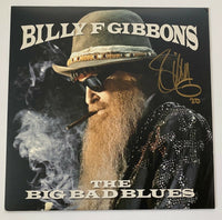 Billy F Gibbons Signed THE BIG BAD BLUES Vinyl Record Album LP ZZ TOP COA
