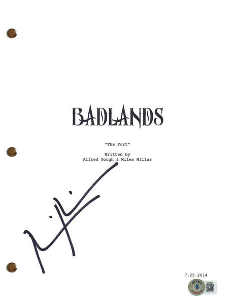 Miles Millar Signed Autograph Into the Badlands Pilot Episode Script Beckett COA