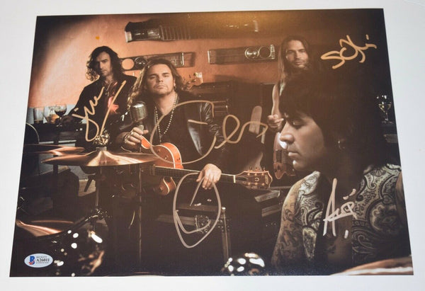 MANA Full Band Signed Autographed 11x14 Photo BAS Beckett COA