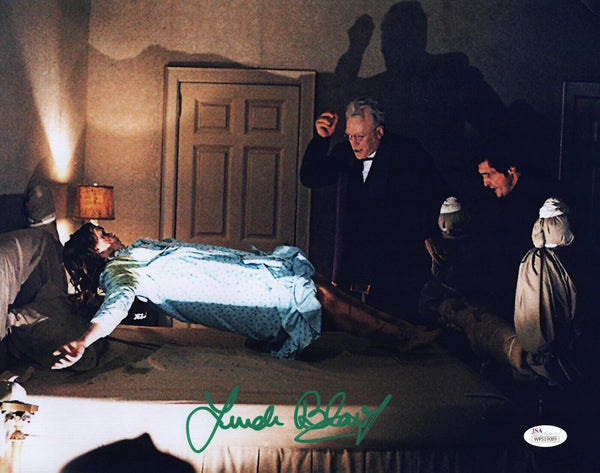 Linda Blair Signed Autographed 11x14 Photo The Exorcist Regan Horror JSA COA