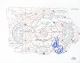 Richard Donner Signed 8.5x11 THE GOONIES One-Eyed Willy's Map ACOA COA