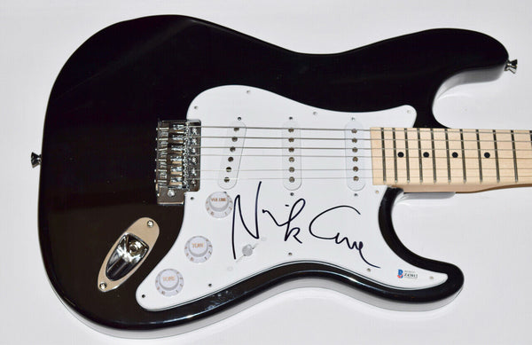 Nick Cave Signed Autographed Electric Guitar The Bad Seeds Beckett BAS COA