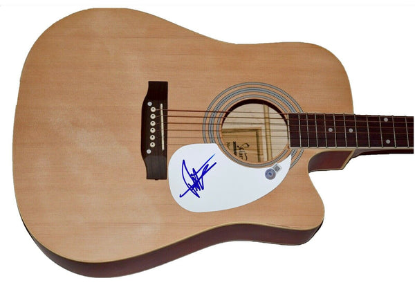 Pat Smear Nirvana Signed Autographed Acoustic Guitar Beckett COA