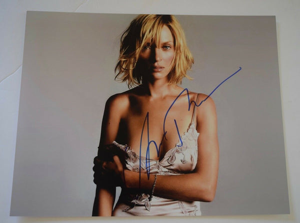 Uma Thurman Signed Autographed 11x14 Photo PULP FICTION KILL BILL COA VD