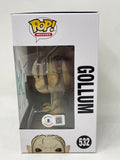 Andy Serkis Signed Gollum Funko Pop The Lord of The Rings Autograph Beckett COA