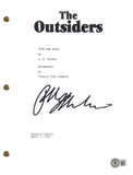 Ralph Macchio Signed Autograph The Outsiders Movie Script Screenplay Beckett COA