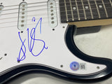 Damiano David Signed Autographed Electric Guitar Maneskin Beckett COA