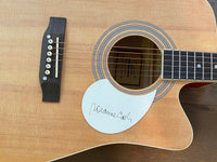 Rosanne Cash Signed Autograph Full Size Acoustic Guitar Johnny Daughter ACOA COA
