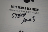 Steve Jones Signed Autographed LONELY BOY TALES FROM A SEX PISTOL HC Book COA