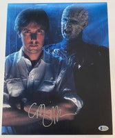 Clive Barker Signed Autograph 11x14 Photo Poster Hellraiser Horror Beckett COA