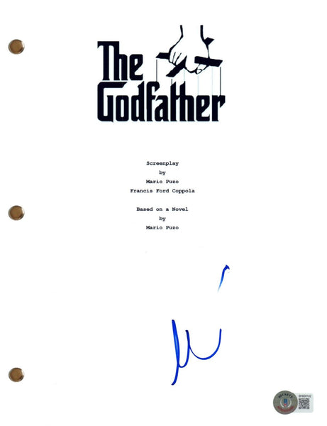 Al Pacino Signed Autograph The Godfather Movie Script Screenplay Beckett COA