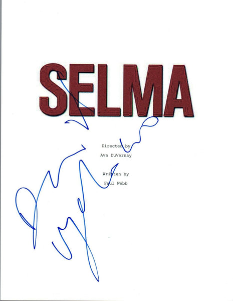 David Oyelowo Signed Autographed SELMA Movie Script COA VD
