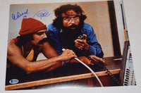 Cheech Marin & Tommy Chong Signed Autographed 11x14 Photo UP IN SMOKE BAS COA