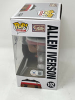 Allen Iverson Signed Autographed Funko Pop Figure 76ers #102 Beckett COA