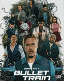 Brad Pitt & Aaron Taylor-Johnson Signed 11x14 Photo Bullet Train Beckett COA