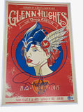 Glenn Hughes Signed Autographed 12x18 Tour Poster Photo Deep Purple Beckett COA