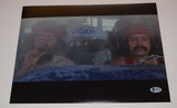 Cheech Marin & Tommy Chong Signed Autographed 11x14 Photo UP IN SMOKE BAS COA