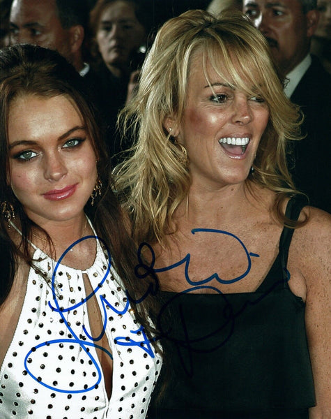 Dina Lohan Signed Autographed 8x10 Photo Mother of Lindsay COA VD