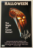 Nick Castle Signed Halloween 11x17 Movie Poster Photo Michael Myers Beckett COA