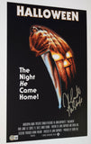 Nick Castle Signed Halloween 1978 11x17 Movie Poster Michael Myers Beckett COA