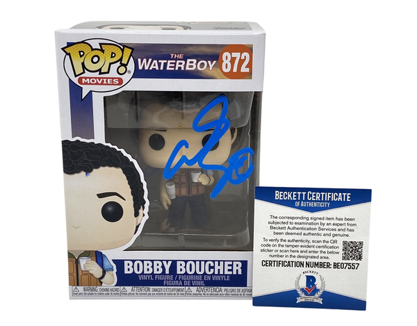 Adam Sandler Signed Funko Pop Figure Bobby Boucher The Waterboy #872 Beckett COA