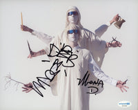 Drab Majesty Signed Autograph 8x10 Photo Deb Demure Mona D Band ACOA COA