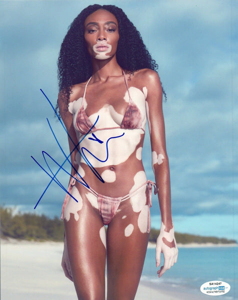 Winnie Harlow Signed Autographed 8x10 Photo Sports Illustrated Model ACOA COA