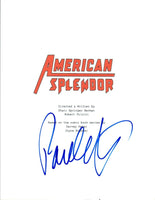 Paul Giamatti  Signed Autographed AMERICAN SPLENDOR Full Movie Script COA VD