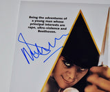 Malcolm McDowell Signed A Clockwork Orange 11x17 Movie Poster Beckett BAS COA