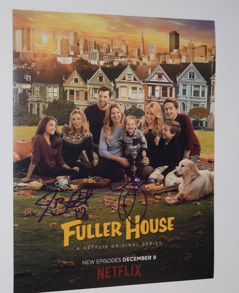 Jodie Sweetin & John Brotherton Signed 11x14 Photo FULLER HOUSE Full COA