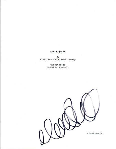 David O. Russell Signed Autographed THE FIGHTER Movie Script COA VD