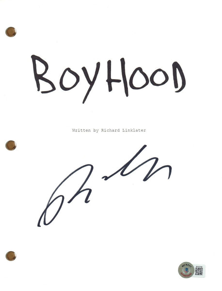 Richard Linklater Signed Autograph Boyhood Movie Script Screenplay Beckett COA