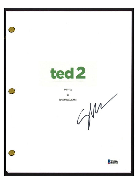 Seth MacFarlane Signed Autographed Ted 2 Movie Script Beckett COA