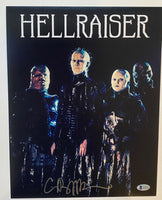 Clive Barker Signed Autograph 11x14 Photo Poster Hellraiser Horror Beckett COA