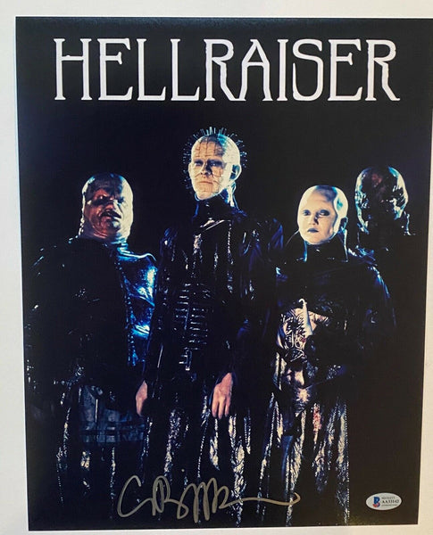 Clive Barker Signed Autograph 11x14 Photo Poster Hellraiser Horror Beckett COA