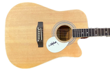 Willie Nelson Signed Autograph Full Size Acoustic Guitar Country Outlaw ACOA COA