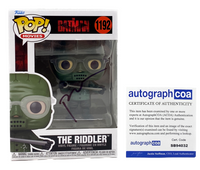 Paul Dano Signed Autograph Funko Pop The Batman The Riddler #1192 ACOA COA