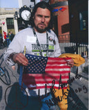 CARLOS ARREDONDO SIGNED AUTOGRAPHED 8X10 PHOTO BOSTON STRONG MARATHON HERO #2