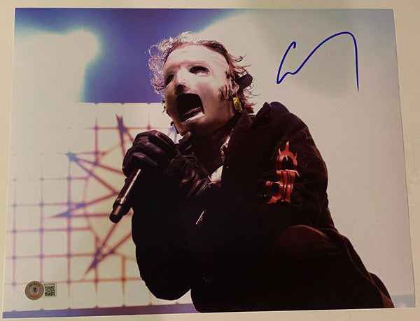 Corey Taylor Signed Autograph 11x14 Photo Slipknot Stone Sour Proof Beckett COA