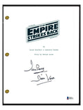 David Prowse Signed STAR WARS THE EMPIRE STRIKES BACK Movie Script Beckett COA