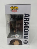 Viggo Mortensen Signed Funko Pop The Lord of The Rings Aragorn Autograph BAS COA