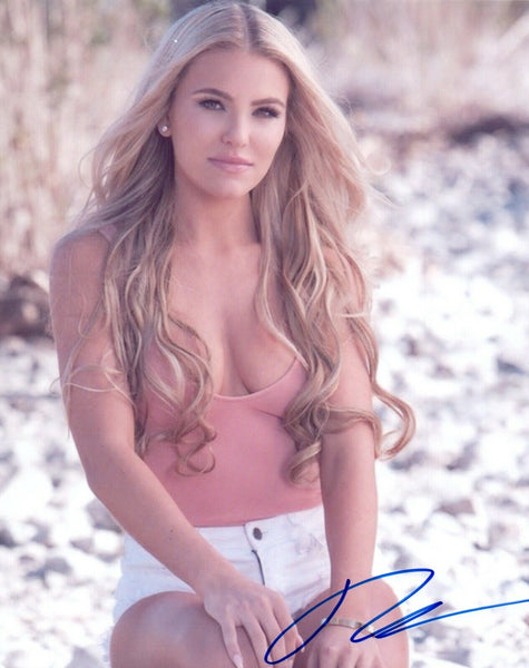 Toneata Morgan Signed Autographed 8x10 Photo Actress Model COA