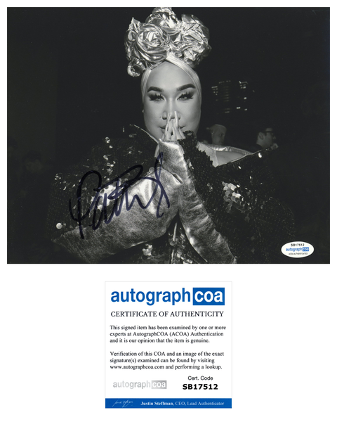 Patrick Starrr Signed Autographed 8x10 Photo Makeup Artist Mua ACOA COA