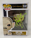 Andy Serkis Signed Autograph The Lord of The Rings Gollum Funko Pop Beckett COA