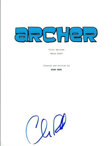 Chris Parnell Signed Autographed ARCHER "Mole Hunt" Pilot Episode Script COA