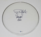 Simon Wright Signed Autographed 12" Drumhead AC/DC Dio Beckett BAS COA
