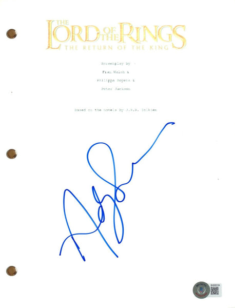 Andy Serkis Signed Autograph Lord of The Rings Return of the King Script BAS COA